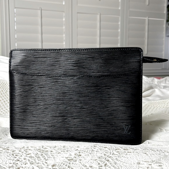 🖤Louis Vuitton Black Epi Homme Toiletry - Picture 1 of 17